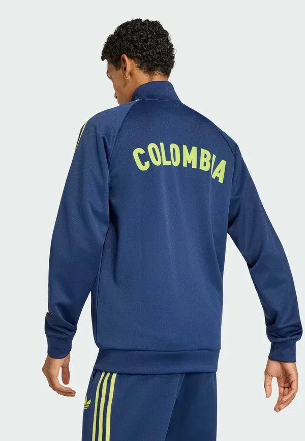 Толстовка Colombia originals track national team wear Adidas Performance, темно-синий