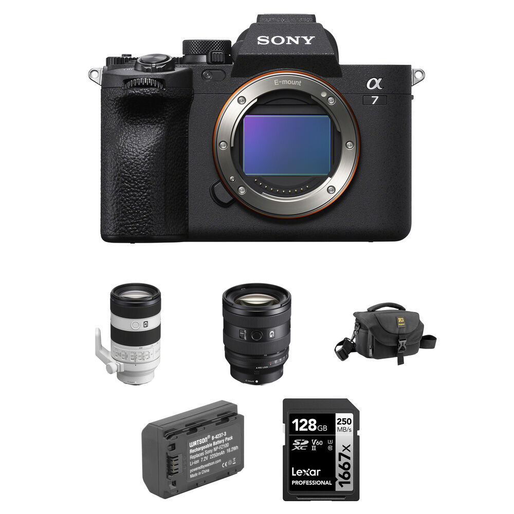 

Беззеркальная камера Sony a7 IV Mirrorless Camera with 20-70mm f/4 and 70-200mm f/4