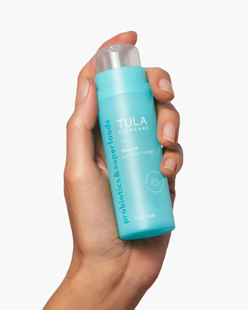 Гель для умывания Tula — Skin Care Clear Up - Гель для очищения пор, для лица, салициловая и азелаиновая кислоты, 30 мл — фото 3