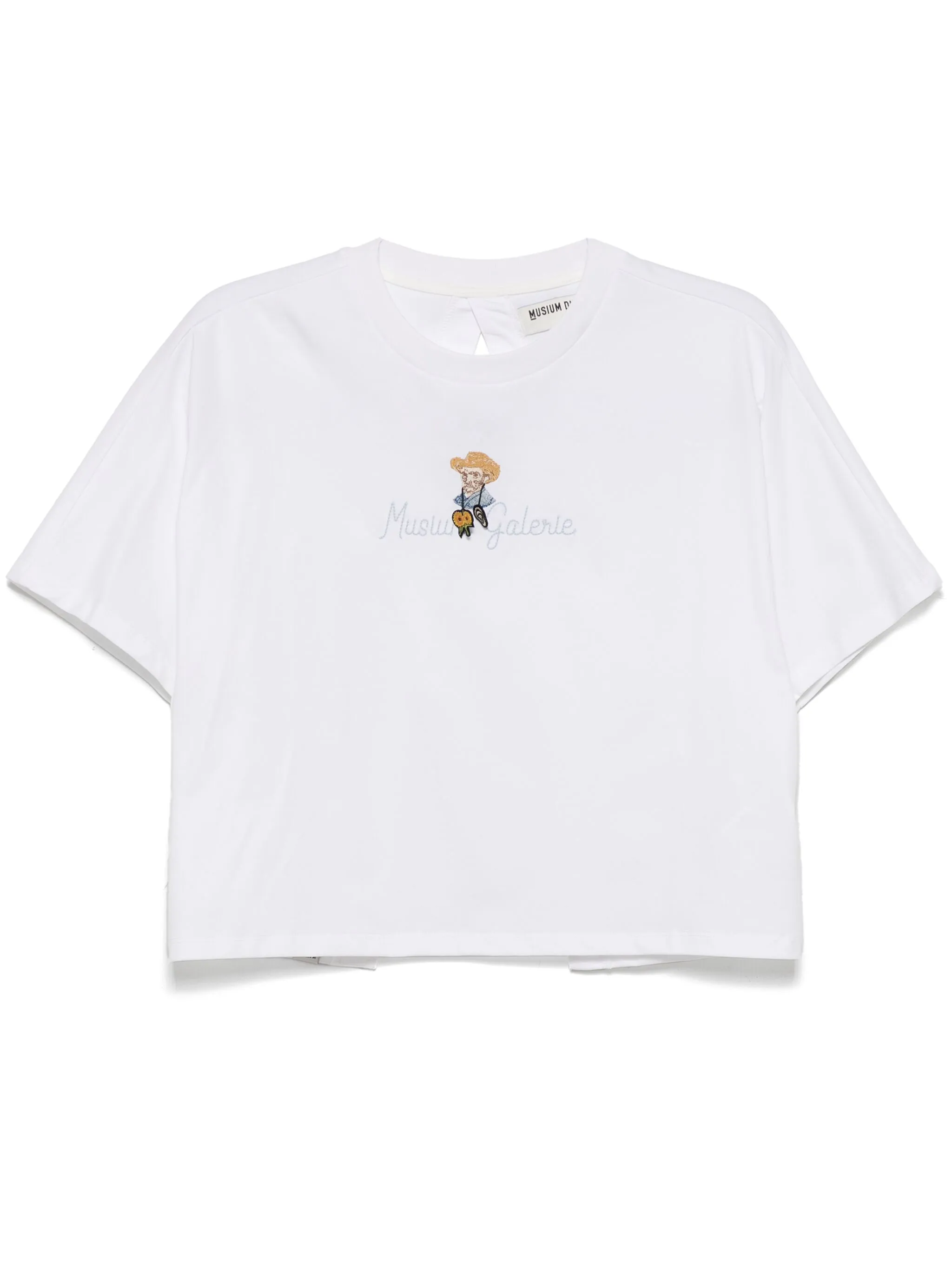 

Футболка с вышитым логотипом Musium Div., белый