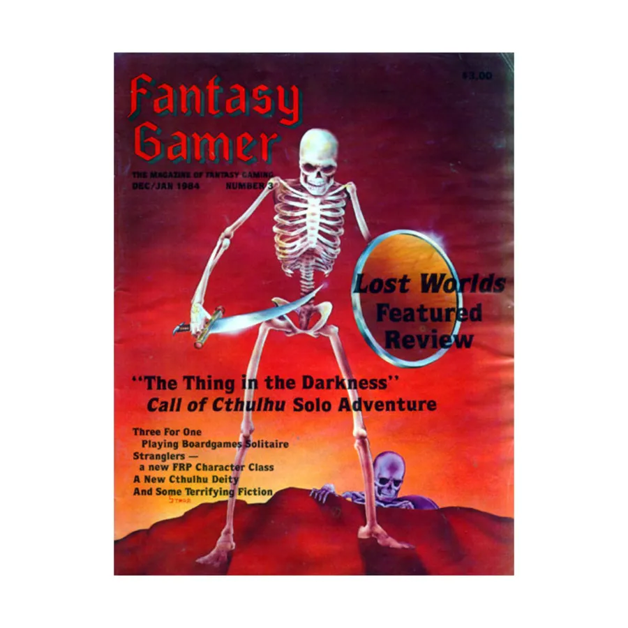 

Журнал #3 "The Thing in the Darkness - Cthulhu Solo", Fantasy Gamer Magazine