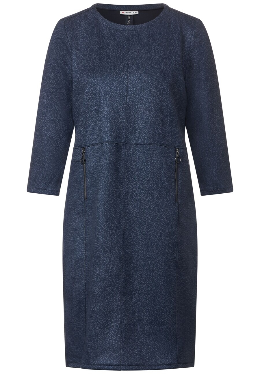 

Мини платье STREET ONE Dress, темно-синий