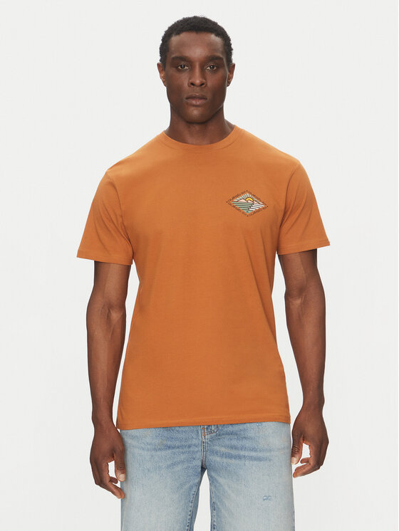 

Футболка обычного кроя EQYZT08038 Quiksilver, коричневый