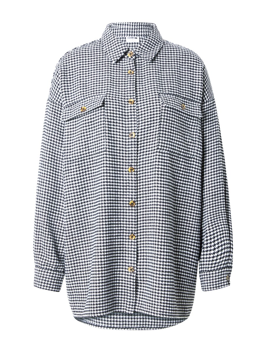 

Межсезонная куртка Noisy may NMFLANNY, черный/белый