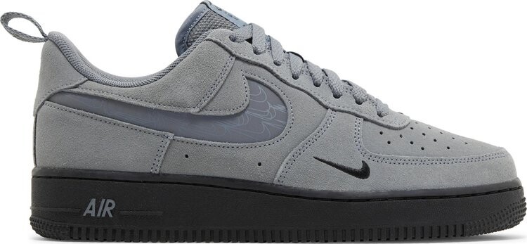 

Кроссовки Air Force 1 '07 LV8 'Reflective Swoosh - Cool Grey', серый