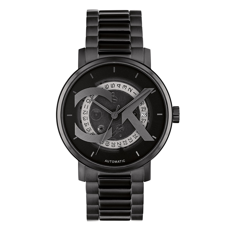 

Calvin Klein Часы Wrist Watch Automatic Mechanical Movement Steel Strap 40mm Black Dial Men's Watch, Black
