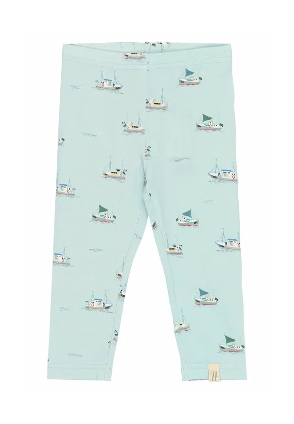 Леггинсы со звездами Petit Piao, Illusion Blue Boat Aop