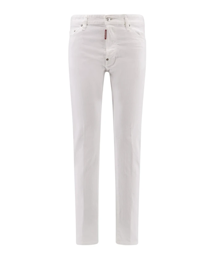 

Белые крутые мужские джинсы Dsquared2, белый