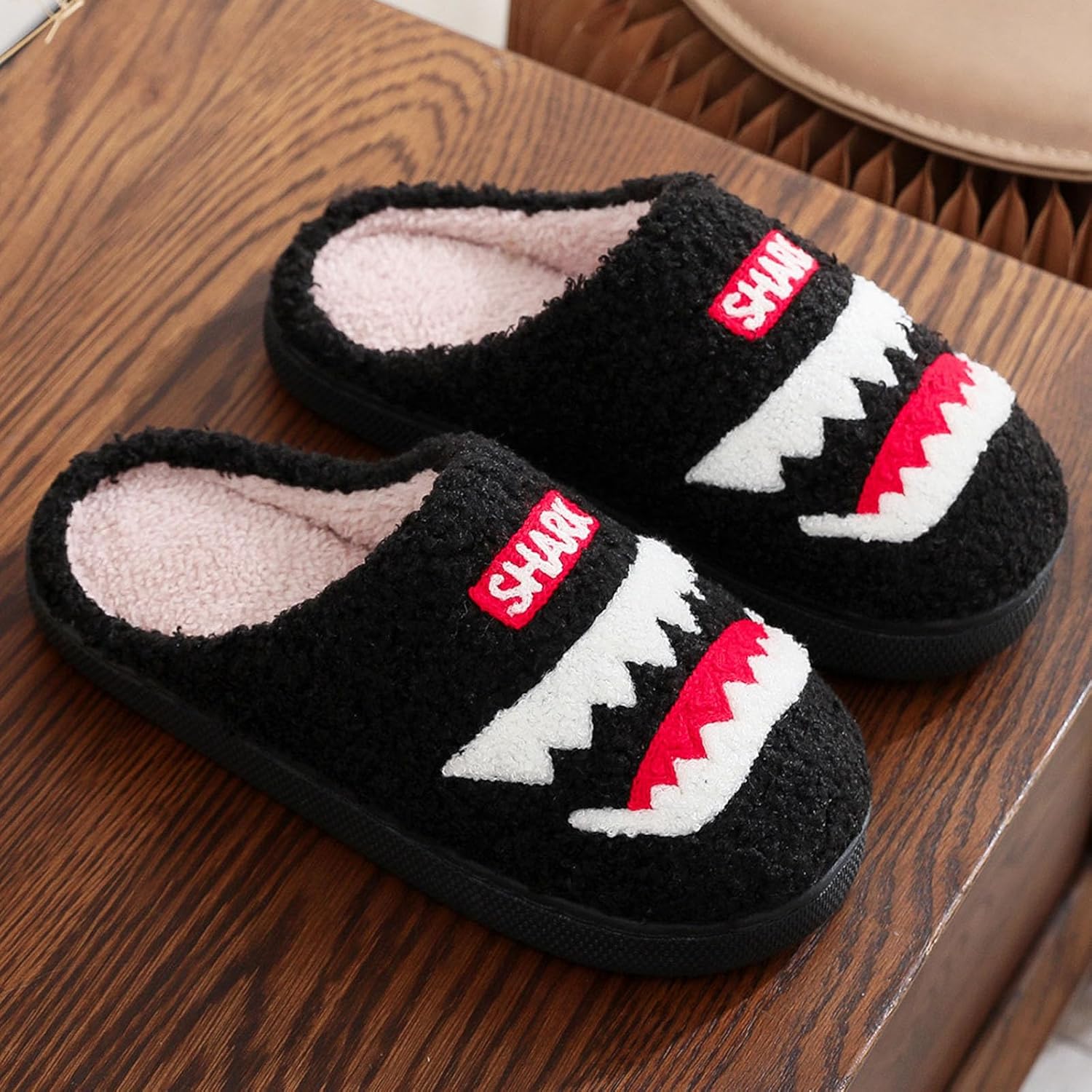 Тапочки JYSwoshoe с ворсом для женщин и мужчин, удобные домашние тапочки с памятью формы, мягкие плюшевые, теплые тапочки для дома и улицы, L 1 — фото 2