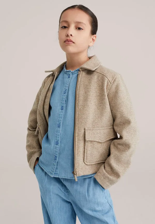 Летняя куртка We Fashion, Beige — фото 2