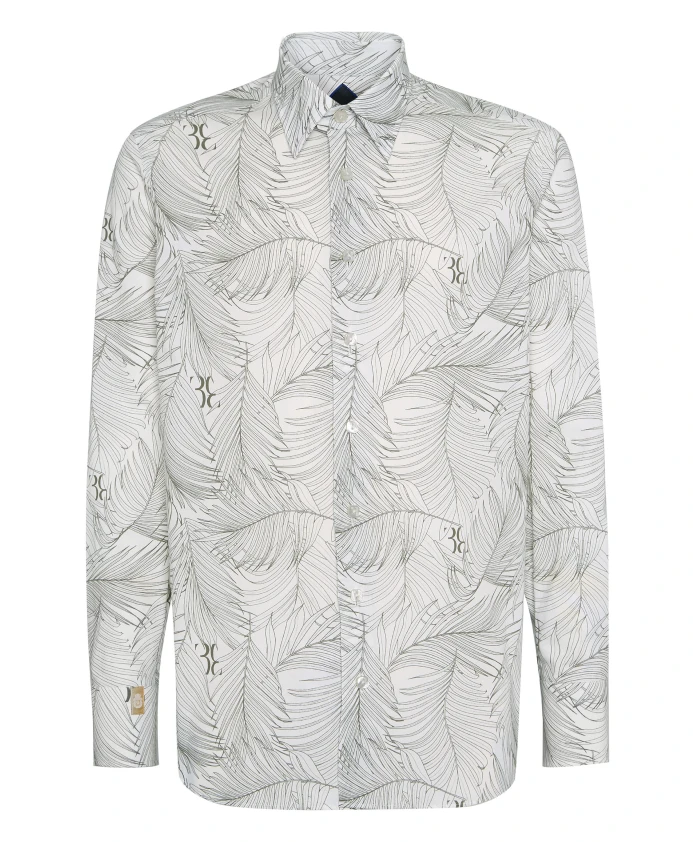 

Рубашка приталенного кроя Billionaire, белый