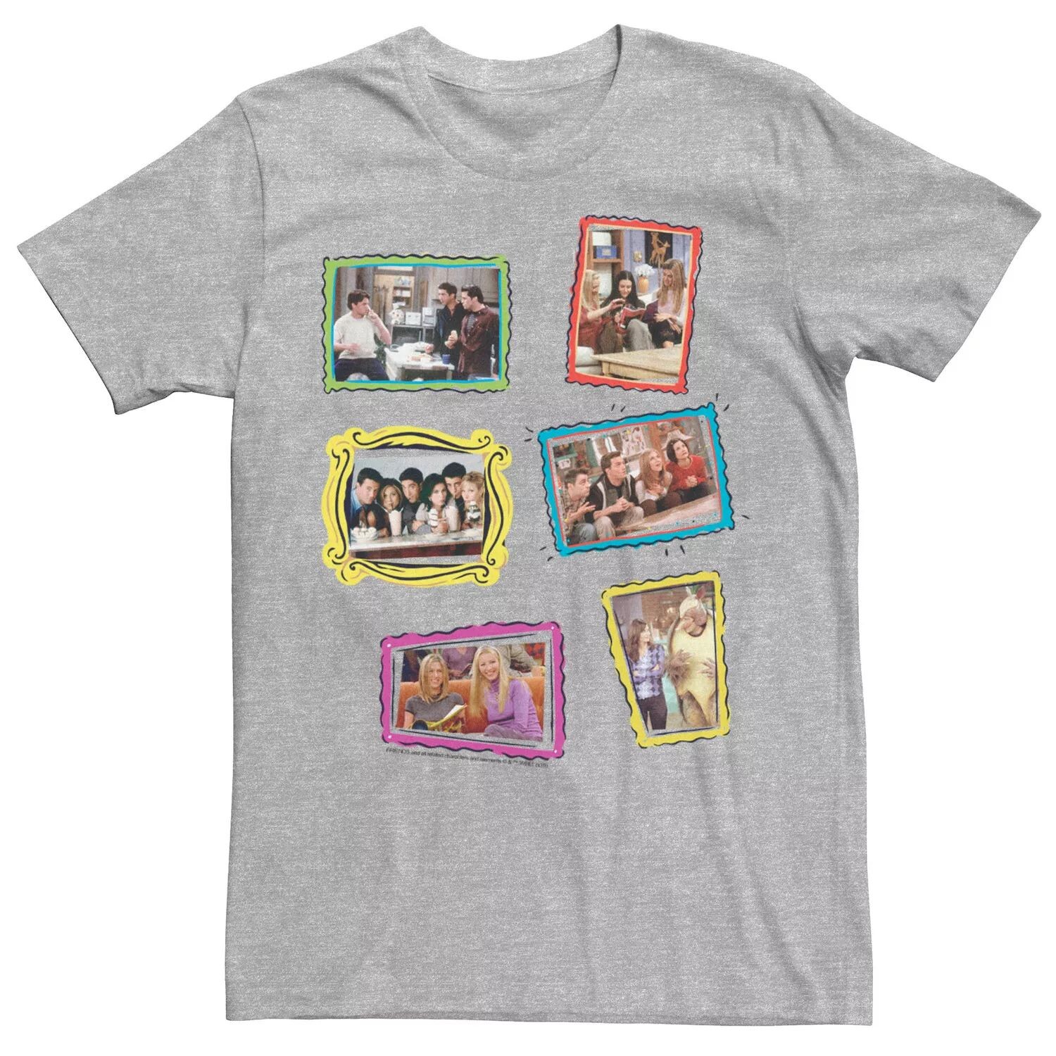 

Мужская футболка с портретными вставками Friends Licensed Character