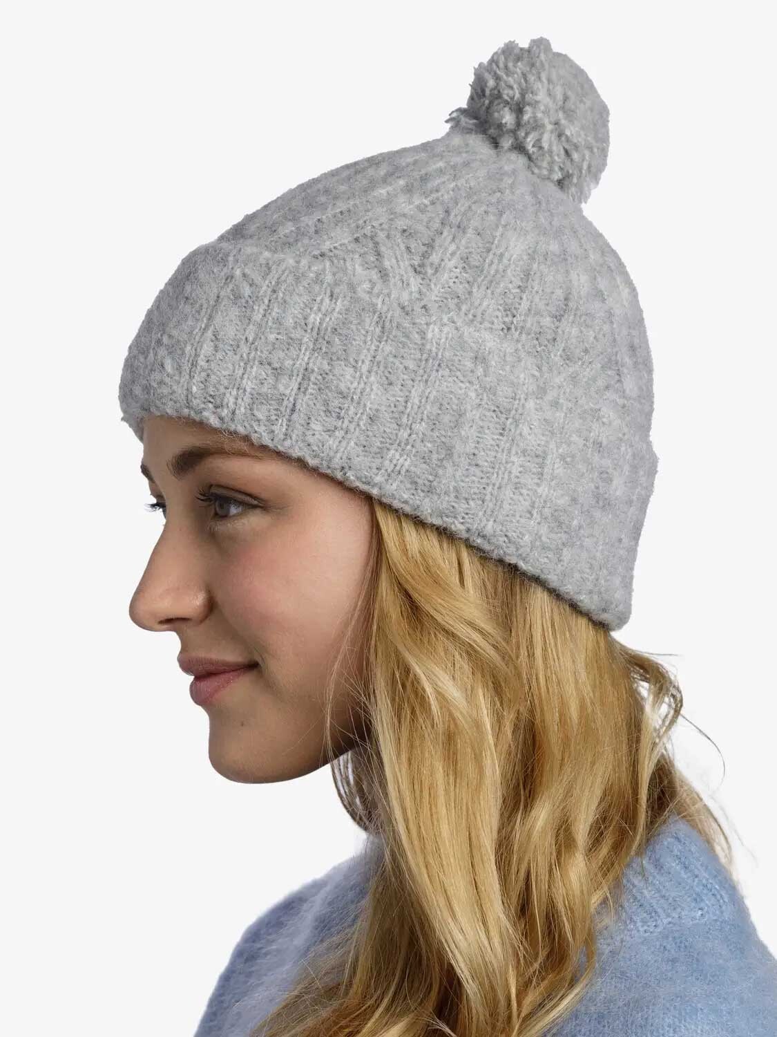 

Шапка Buff Knitted Hat, серый