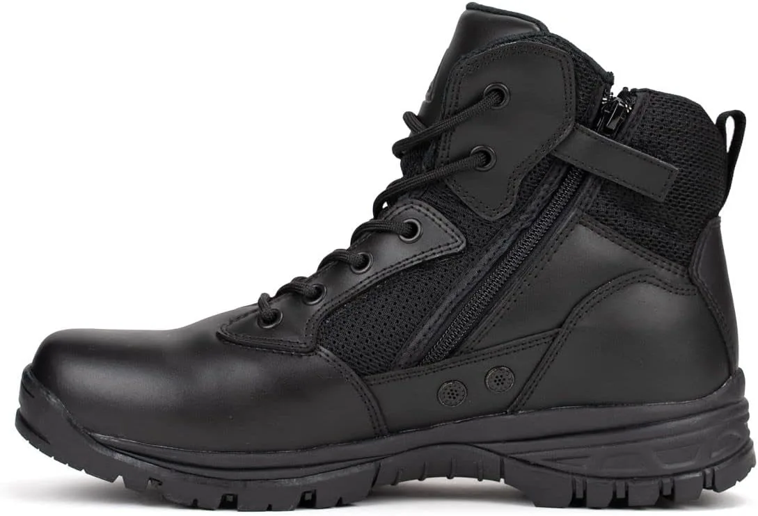 

Тактические боевые военные ботинки RYNO GEAR с подкладкой CoolMax, контрастной строчкой и противоскользящей подошвой Name ‎RYNO GEAR, черный