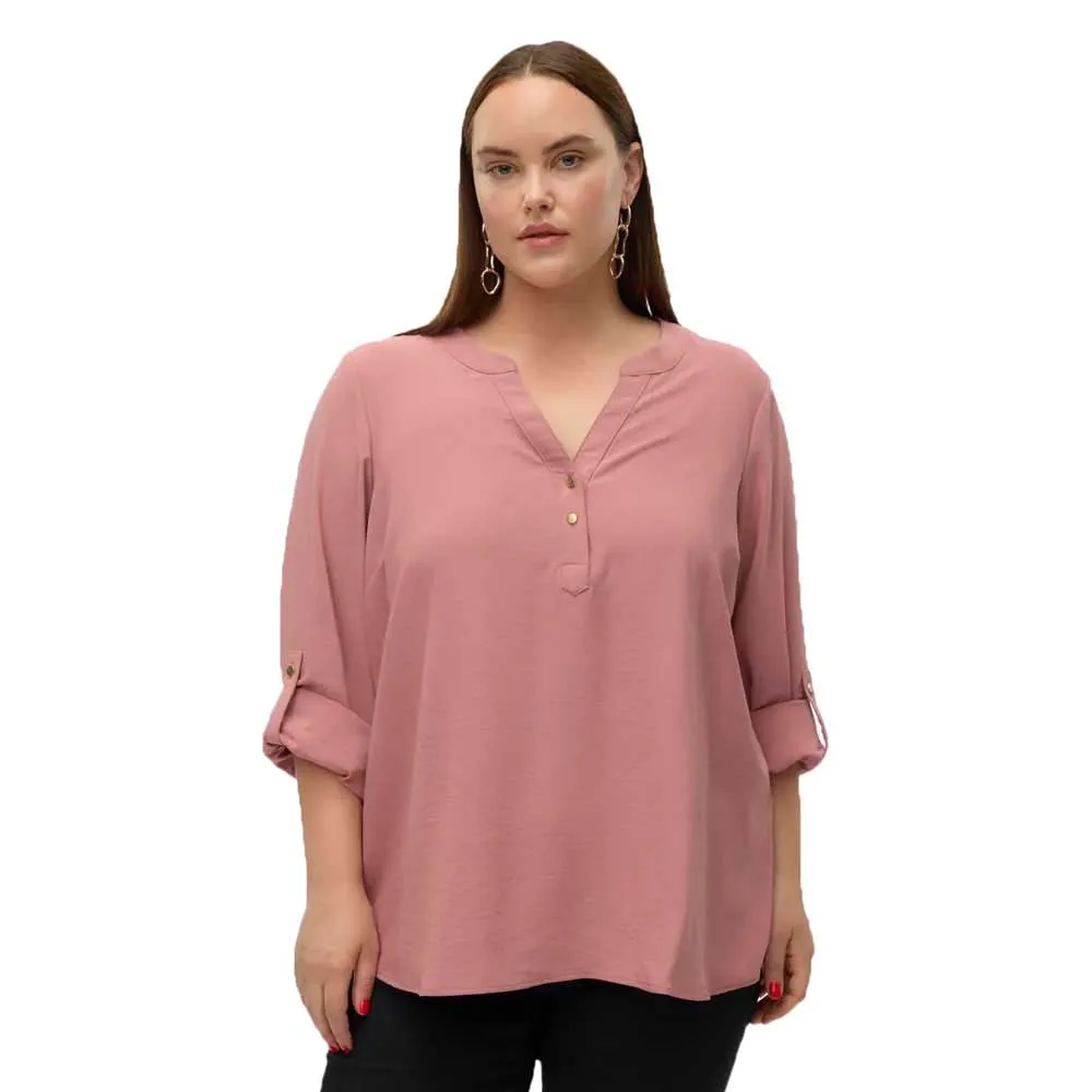 

Блуза Vero Moda Curve Cani, розовый