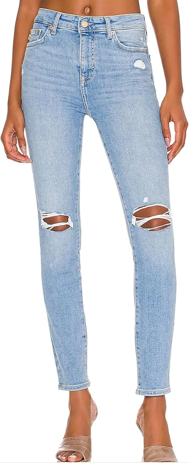 

Lovers and Friends Ricky низкие джинсы скинни с потертостями Lovers+Friends