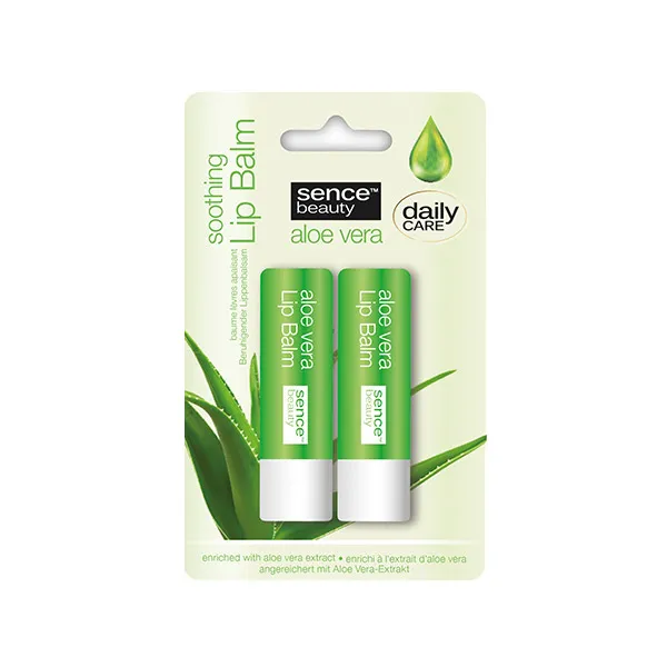 

Бальзам для губ с алоэ вера Aloe Vera Lip Balm Twin Pack Sence Beauty, 1 UD