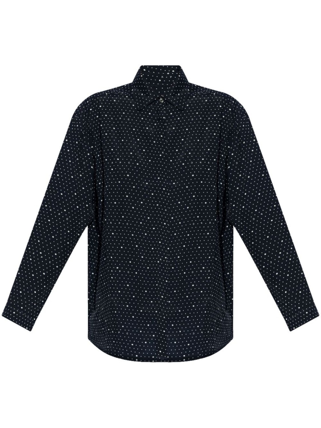 

A.P.C. рубашка в горошек, синий
