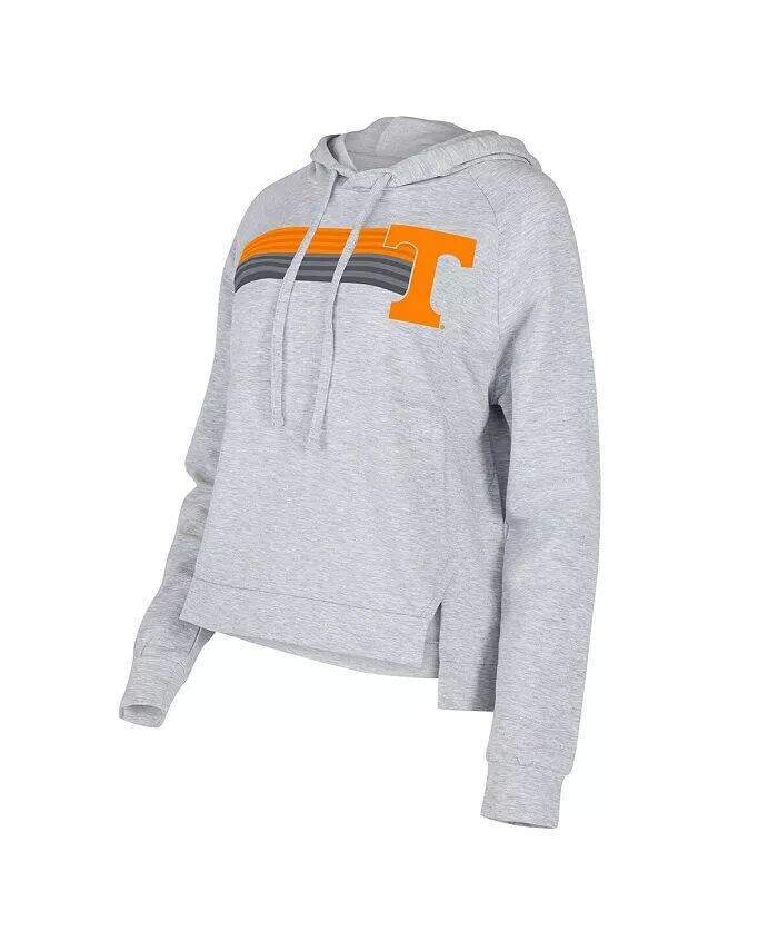 

Женский серый пуловер с капюшоном Tennessee Volunteers Cedar Tri-Blend реглан Concepts Sport