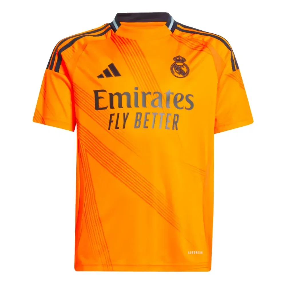Футбольная футболка Real Madrid Vinicius Junior 2024-2025, оранжевый — фото 3