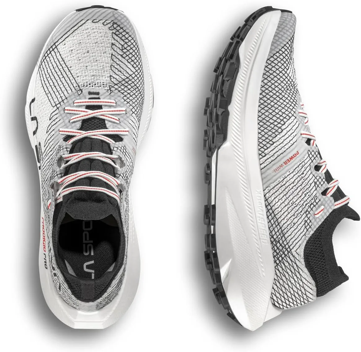 Мужские трейловые кроссовки La Sportiva Prodigio Pro, белый/черный — фото 4