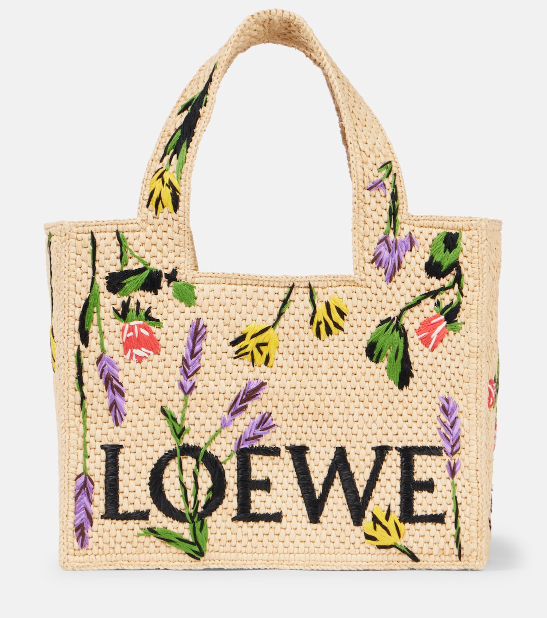 

Сумка-шоппер Paula's Ibiza Font Small Loewe, Natural