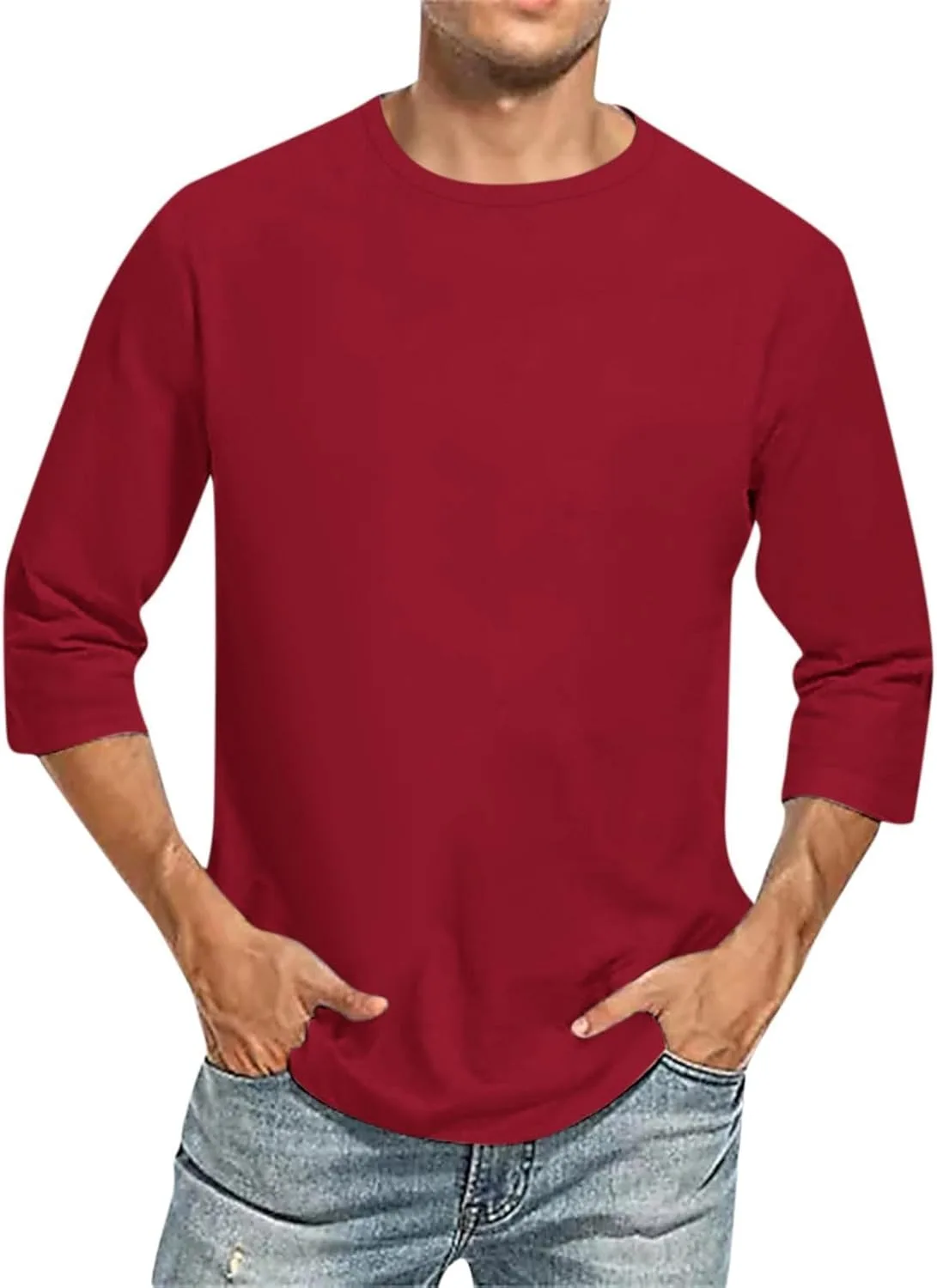 

Футболка для бега и тренировок Athletic Shirt, 3/4 рукава, быстросохнущая Xiaojmake