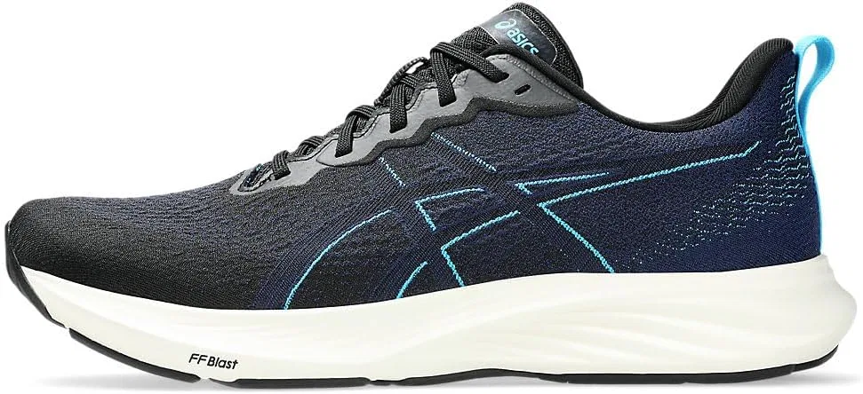 Мужские беговые кроссовки ASICS DYNABLAST 4, Black Blue Expanse