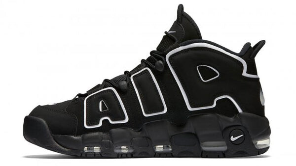 Кроссовки air more uptempo 'black' 2016 Nike, черный — фото 2