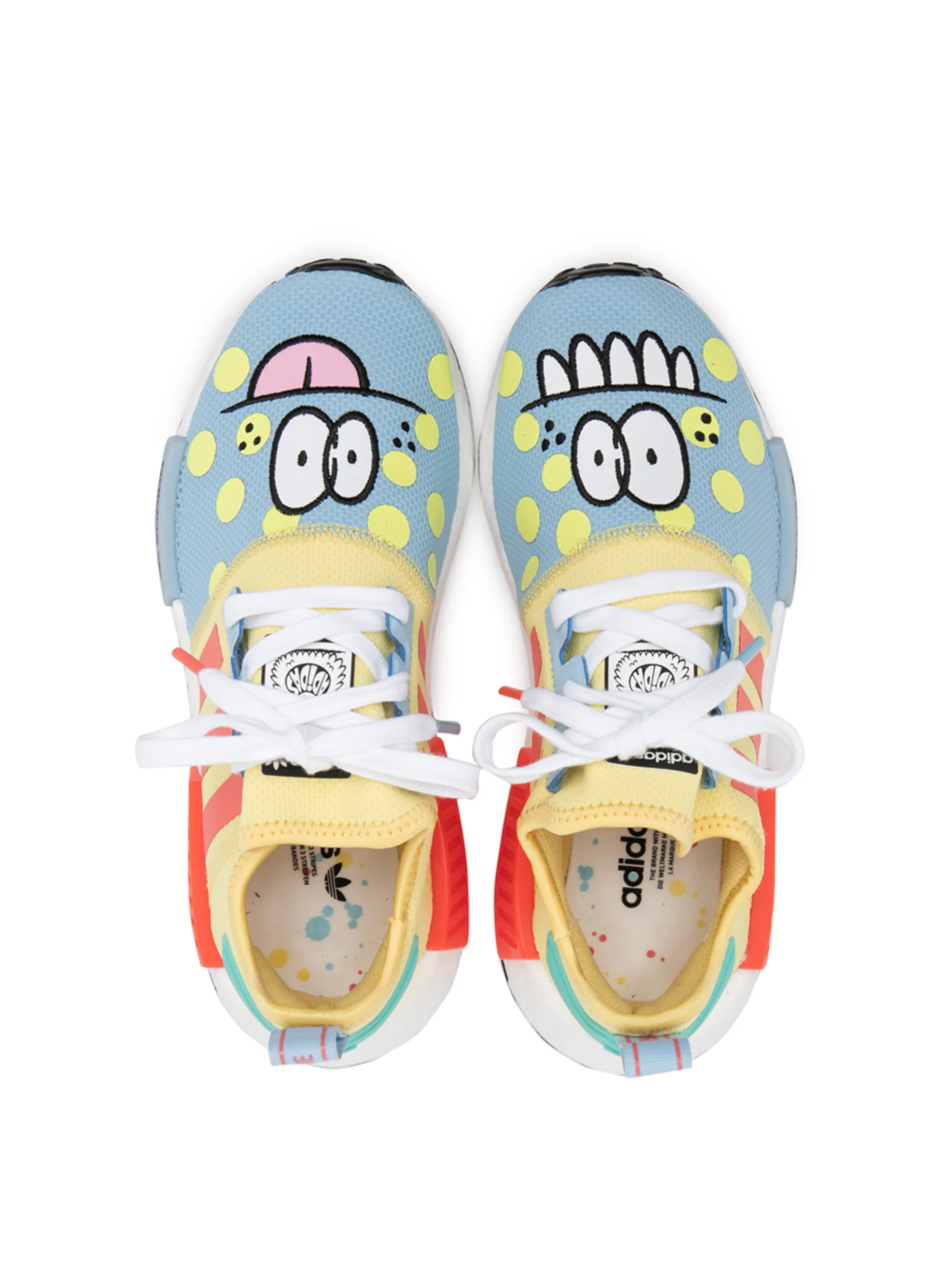Кроссовки NMD_R1 из коллаборации с Kevin Lyons Adidas Kids, мультиколор — фото 3