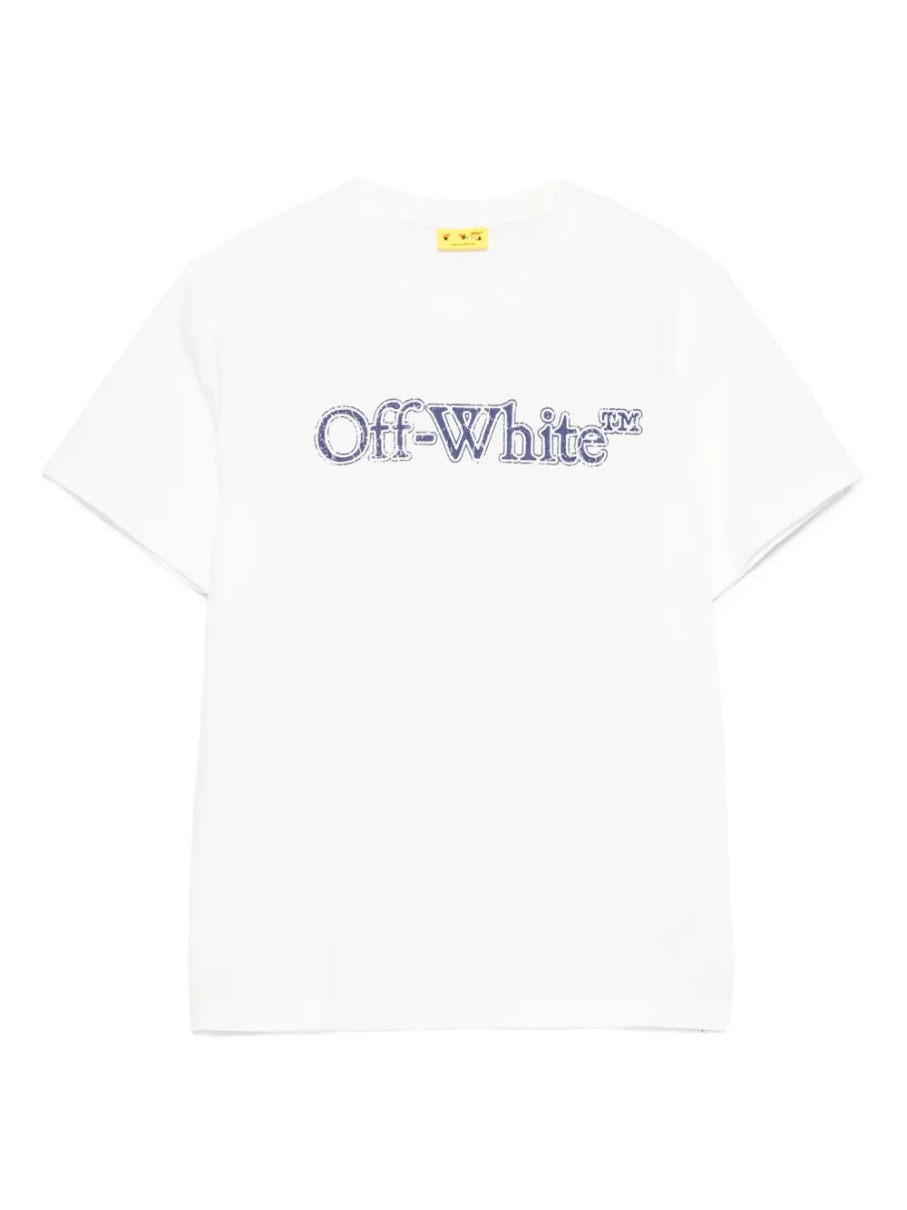

Футболка с принтом логотипа OFF-WHITE KIDS, белый