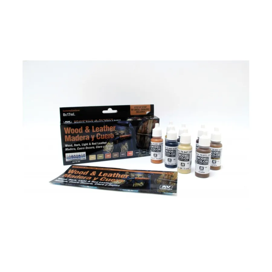 

Набор красок для дерева и кожи, Paint Sets (Vallejo)