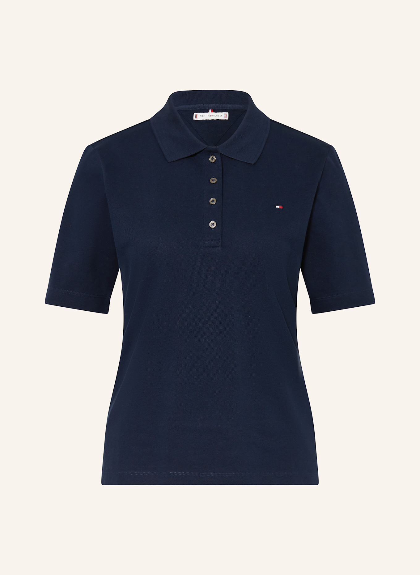 

Рубашка поло из пике Tommy Hilfiger, синий