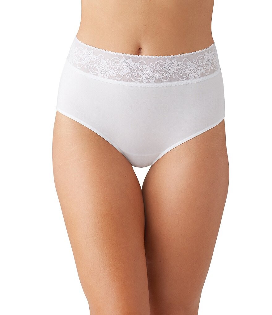 

Темно-синие кружевные трусы Waco Comfort Touch Wacoal, белый