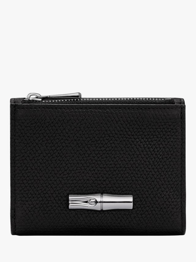 

Кошелёк Roseau Leather Compact Longchamp, Black