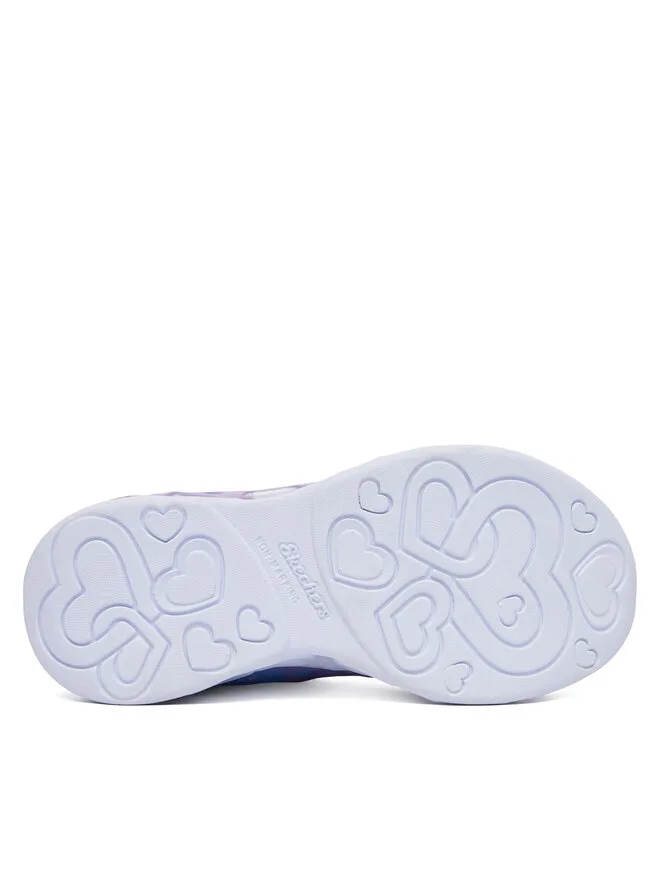 Skechers Кроссовки Infinite Heart Lights 303261L/NVMT фиолетовые — фото 4