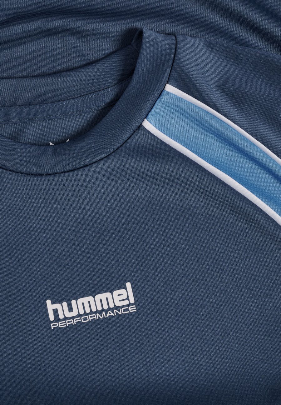 Футболка Hummel Sports T-shirt, Bering Sea/Blue — фото 3