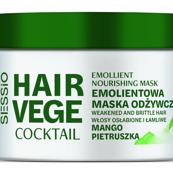 

Смягчающая питательная маска для волос манго и петрушка, 250 г Sessio Hair vege coctail