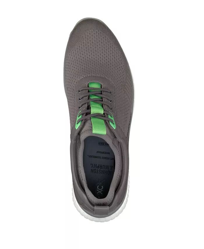 Мужские водонепроницаемые кроссовки для гольфа H2 Sport Hybrid Knit XC4 Johnston & Murphy, серый — фото 4