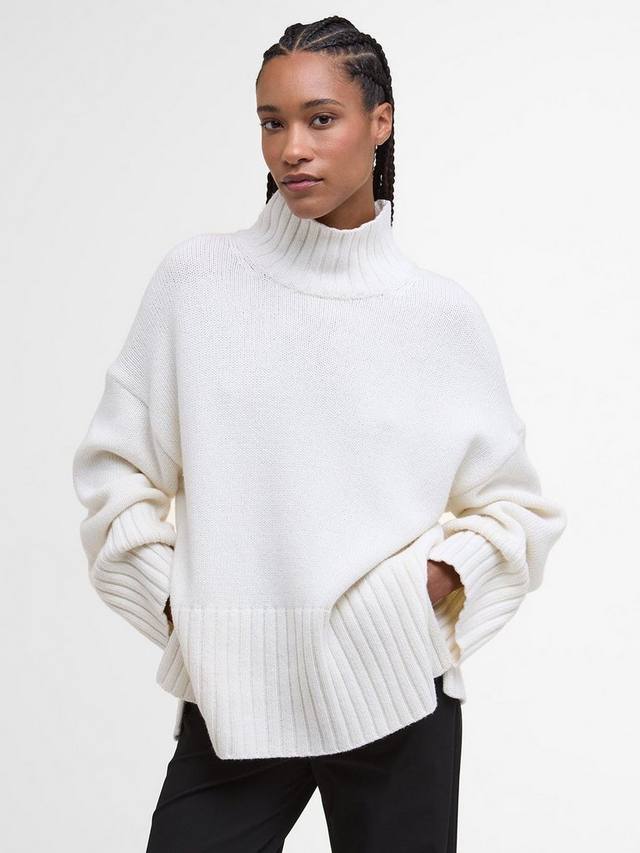 

Свитер с высоким воротником Serena из хлопковой смеси Barbour