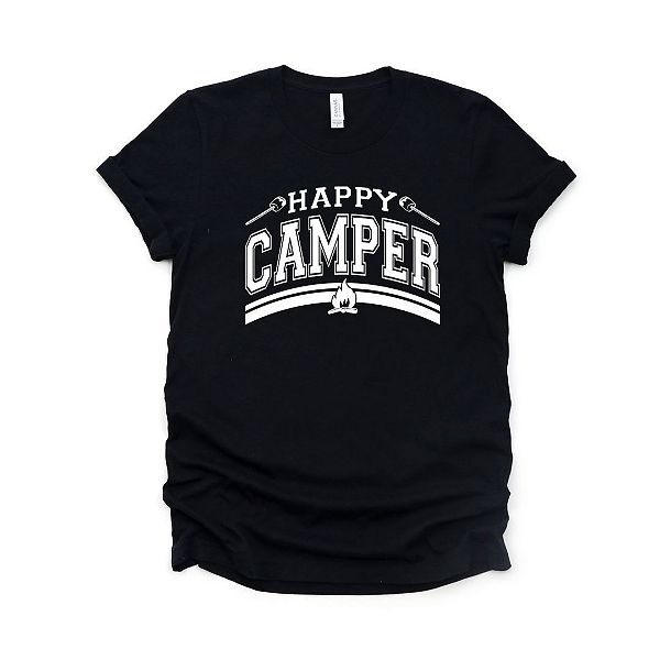 

Футболка с принтом Happy Camper Fire Simply Sage Market, Black, Черный, Футболка с принтом Happy Camper Fire Simply Sage Market, Black