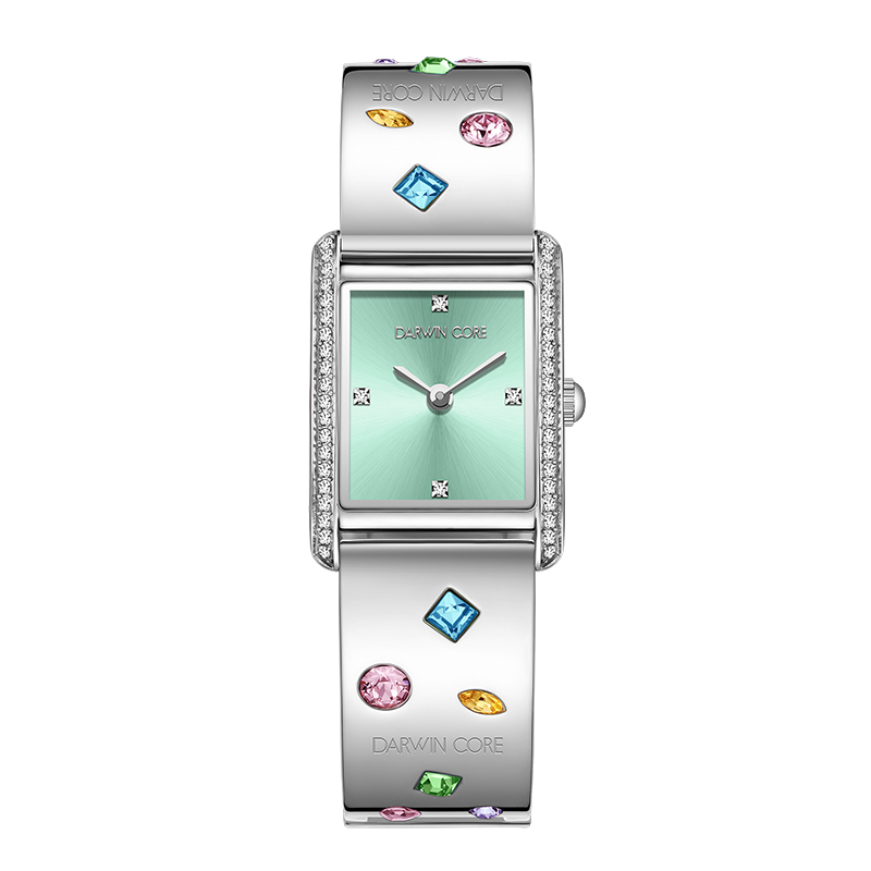 

Darwin Core Часы Quartz Movement Stainless Steel Watchband Watch Women's Watch Green Dial, White Gold Blue Dial