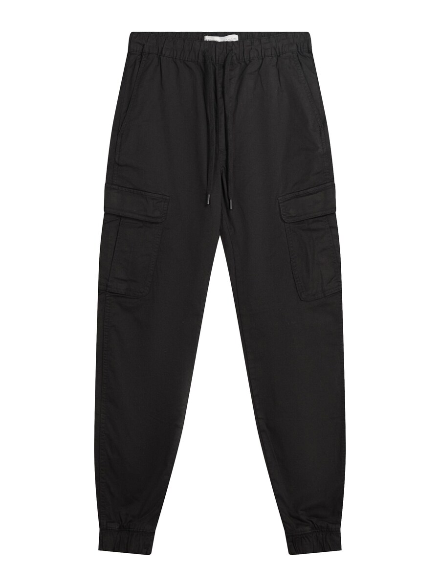 

Зауженные брюки-карго Bershka, Black