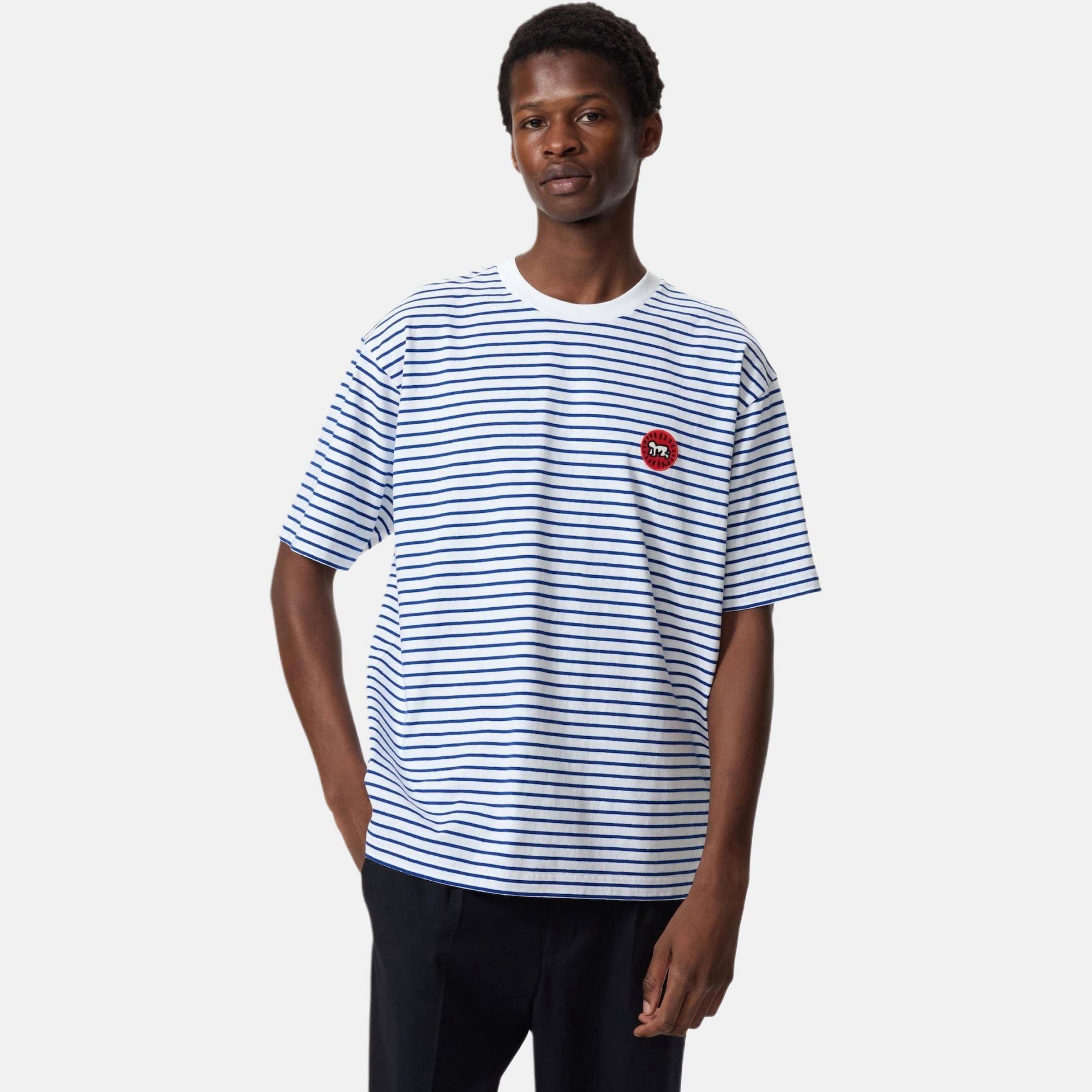 UNIQLO Футболка Keith Haring SS25 мужская white — фото 4