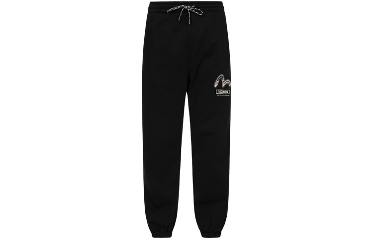 

Повседневные брюки мужские черные Evisu, черный