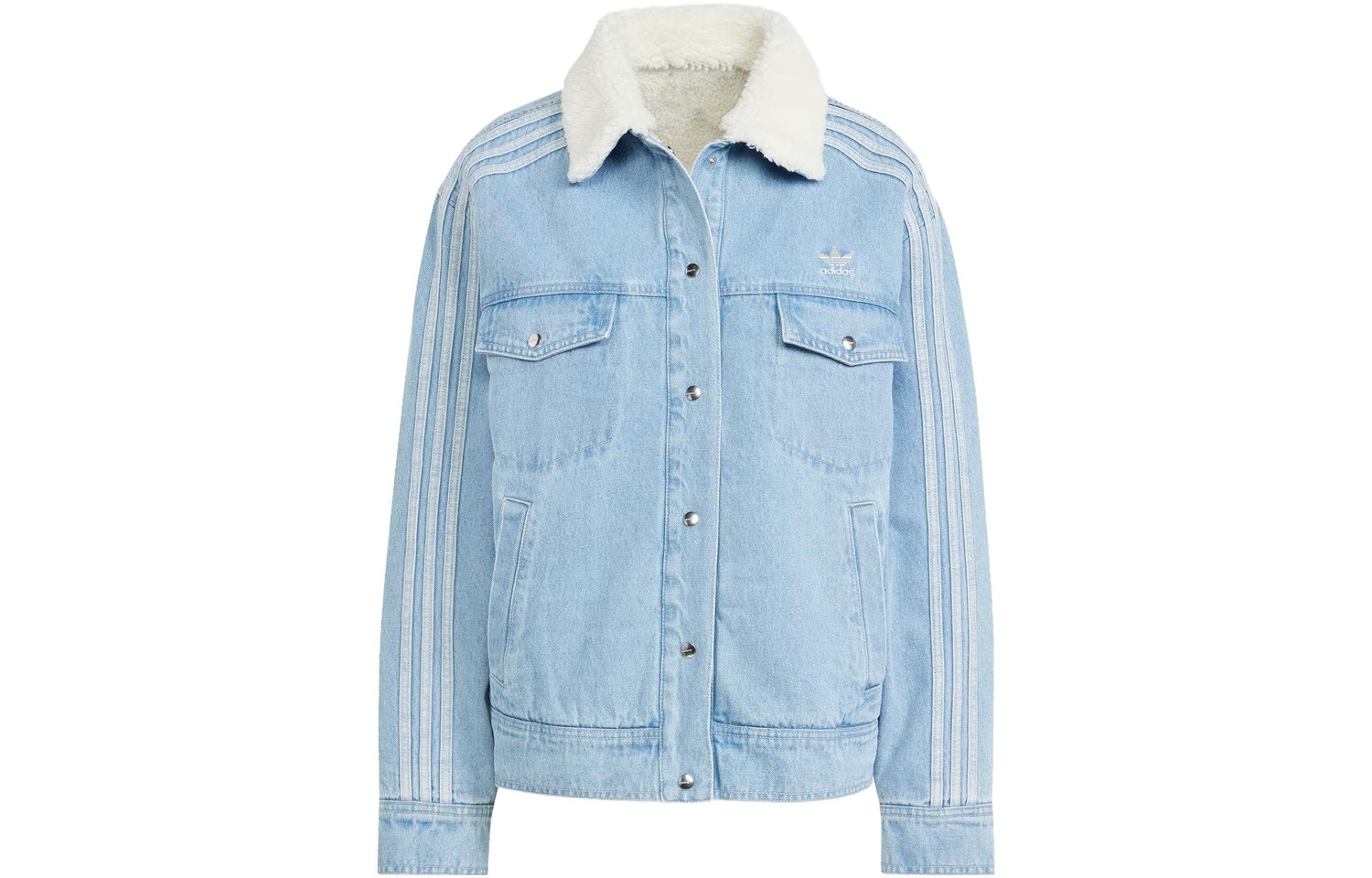 

Женская джинсовая куртка Adidas Originals, цвет Light Blue