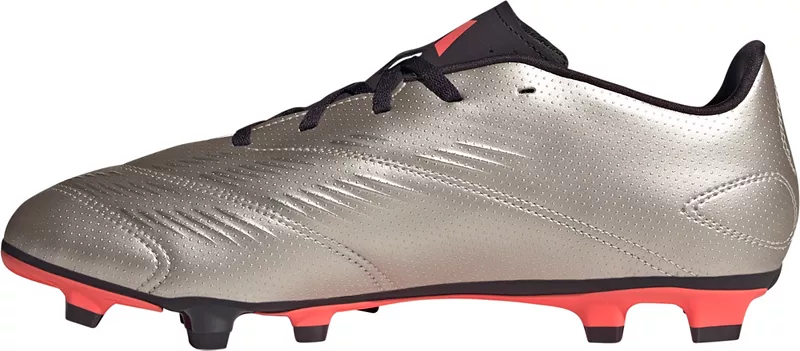 Футбольные бутсы Adidas Predator Club FxG, цвет Silver/Black — фото 2
