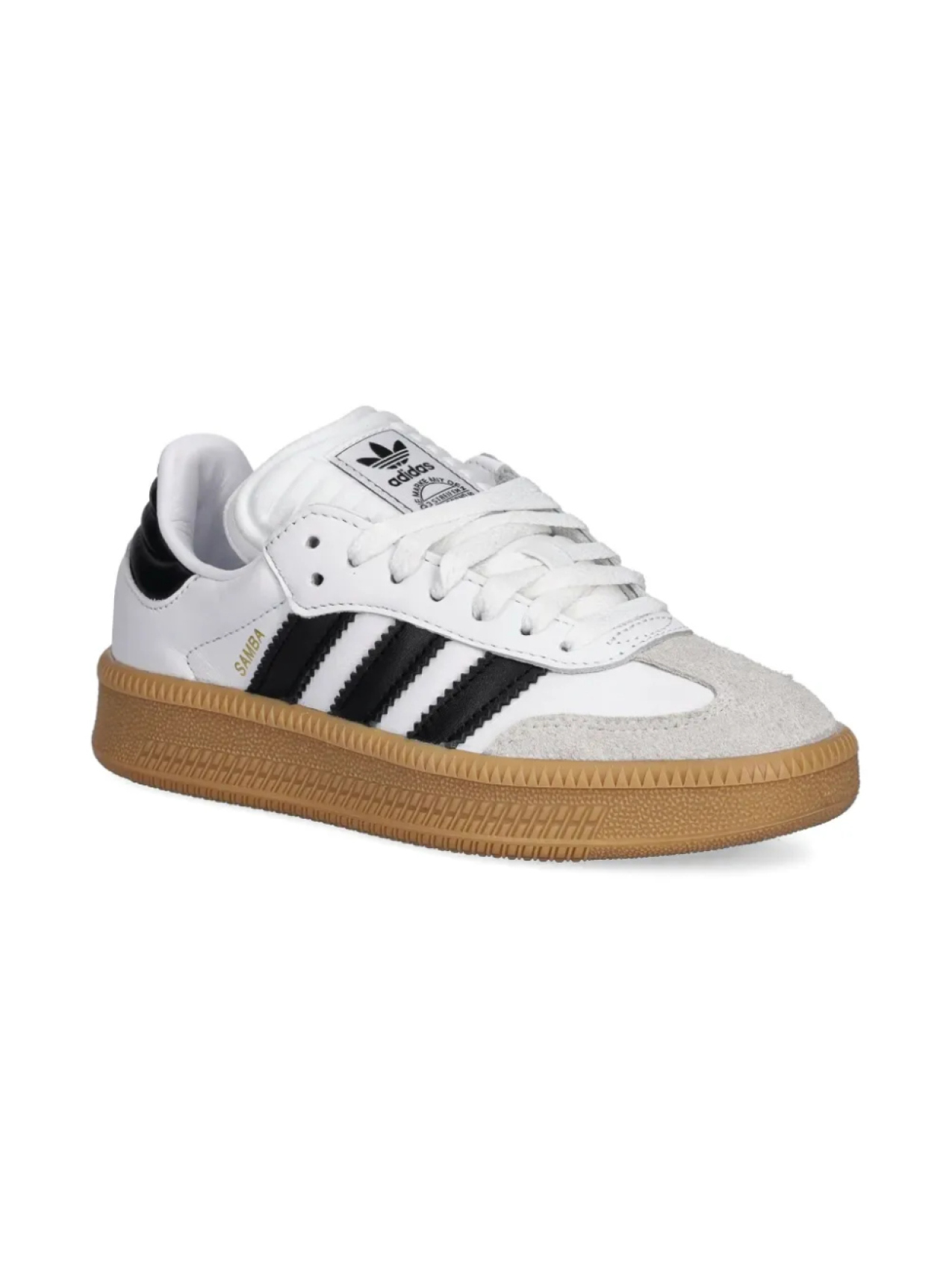 Кроссовки Adidas Samba 3-Stripes, белый — фото 2