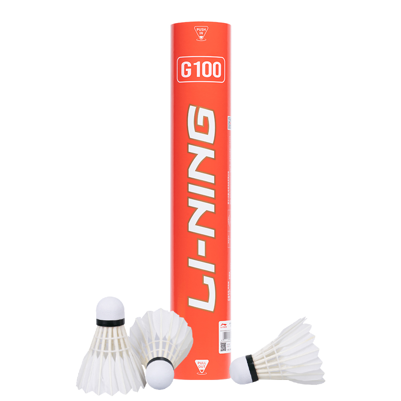

Воланы из гусиного пера LiNing G100, 12 шт., средняя доска, воланы из утиного пера, для игры на открытом воздухе и в помещении