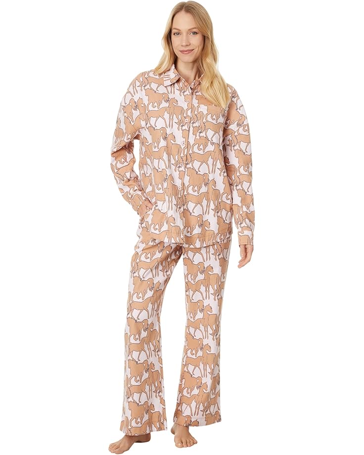 

Пижама Honeydew Intimates Golden Hour PJ Set, цвет Aurora Horses